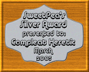 SweetPea's Web Award: Silver