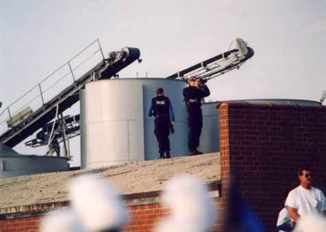 A photo of President George Bush's Campaign '92 whistle-stop in Burlington, NC 