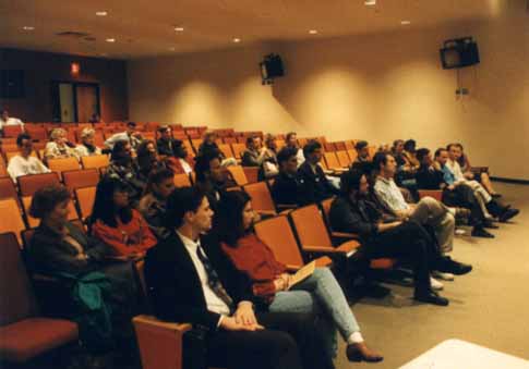 A photo of the audience for Horace Cooper's UNCG speech 